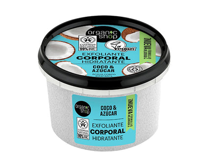 Organic Shop Exfoliante corporal hidratante coco 250 ml