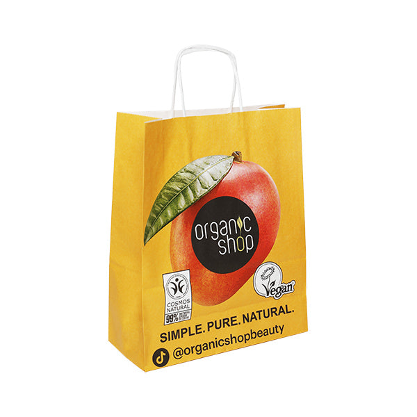 Organic Shop Bolsa de papel 27x22 cm