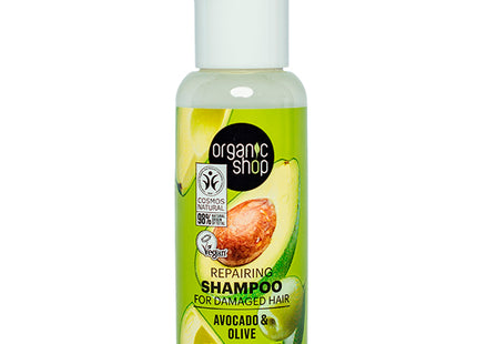 Organic Shop Shampoo reparador aguacate y oliva 50 ml