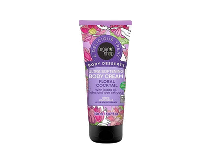 Organic Shop Crema corporal emoliente floral 150 ml