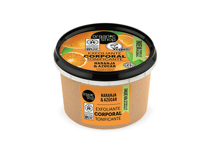 Organic Shop Exfoliante corporal tonificante naranja