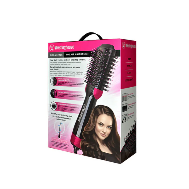 Westinghouse Cepillo Secador y Estilizador WH1149 | 3 en 1 | Secado + Volumen + Alisado