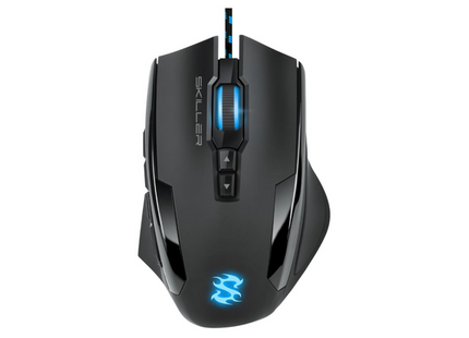 Mouse Gaming RGB Sharkoon Skiller SGM1 | Alámbrico | Sensor Láser 16000 DPI | Personalizable | Negro