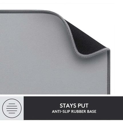 Mouse Pad Logitech Studio Series Mid Gris | Diseño Elegante | Superficie Antideslizante