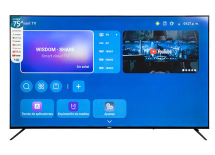Coby Pixel Pro CY3359-75ISDBT-4K Smart TV DLED 75" 4K UHD con Android 14