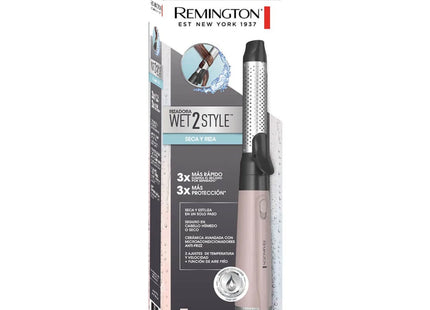 Rizador de Cabello Remington AS14A (110) F | 600W | Cerámica Antifrizz | Aire Caliente y Frío