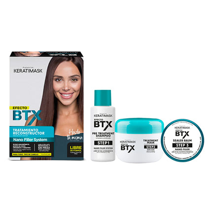 Kit Keratimask Efecto Botox Capilar | Placenta Life | Reconstructor intensivo sin formol con keratina, ácido hialurónico y aceite de coco