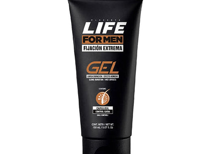 Gel Fijación Fuerte Life for Men Placent Life | 150ml | Estilo duradero para todo tipo de cabello