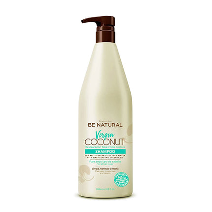 Shampoo Virgin Coconut Placent Life | 1000ml | Nutrición profunda y reparación intensiva para cabello seco y maltratado