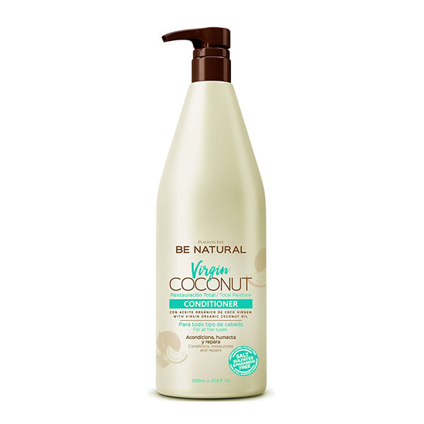 Acondicionador Virgin Coconut 1000ml Placent Life | Para hidratar y suavizar el cabello seco