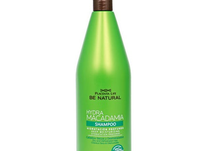 Shampoo Hidratante Macadamia Placent Life | 1000ml | Hidratación profunda para cabello seco y opaco