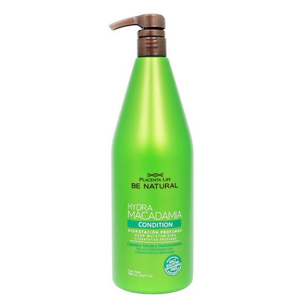 Acondicionador Hydra Macadamia 1000ml Placent Life | Para hidratar y suavizar profundamente el cabello seco