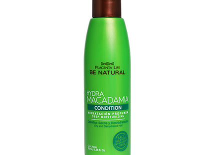 Acondicionador Hidratante Placent Life de Macadamia | 100ml | Nutre | suaviza y protege el cabello seco o maltratado