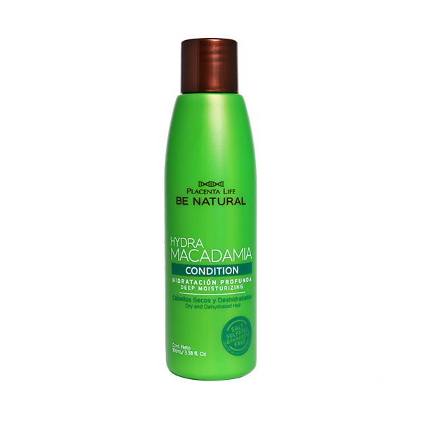 Acondicionador Hidratante Placent Life de Macadamia | 100ml | Nutre | suaviza y protege el cabello seco o maltratado