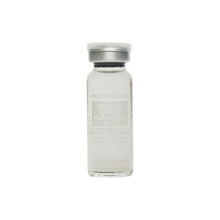 Ampolla Shock Hidronutritiva 15ml Placent Life | Para hidratar y nutrir profundamente el cabello seco o dañado