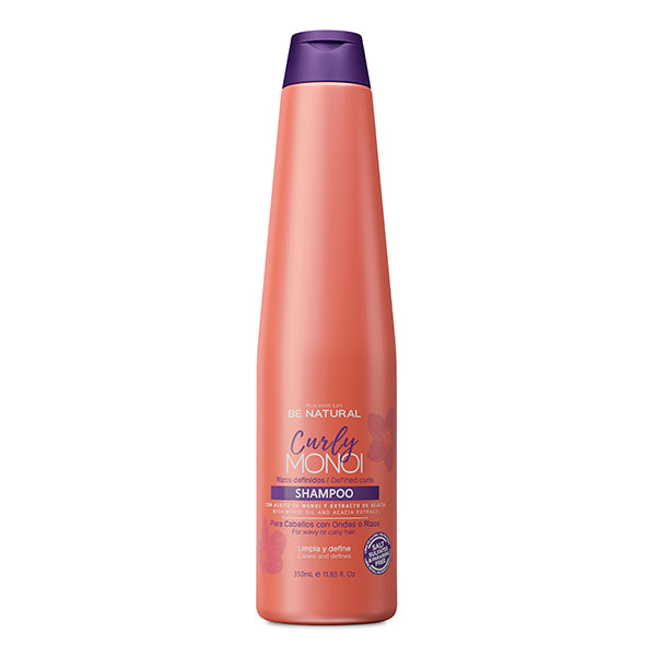 Shampoo Curly Monoi Placent Life | 350ml | Definición e hidratación para rizos y ondas naturales