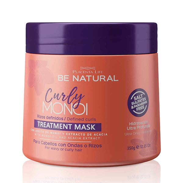 Placentalife Mascarilla rizos definidos 350 g Curly Monoi