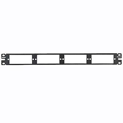 PANDUIT Patch Panel Fibra Óptica Opticom 1U Negro - vista frontal