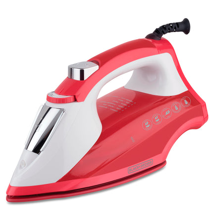 Plancha de Vapor Black+Decker Light+Easy IR1865 | 1200 W | Suela CeramicGlide | SmartSteam™ | Cable Giratorio 360°
