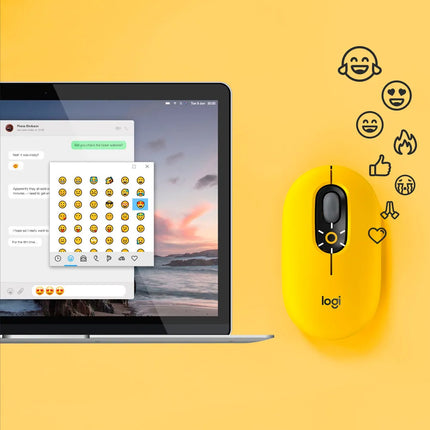 Mouse Logitech POP | Inalámbrico Bluetooth | Silencioso | Compacto