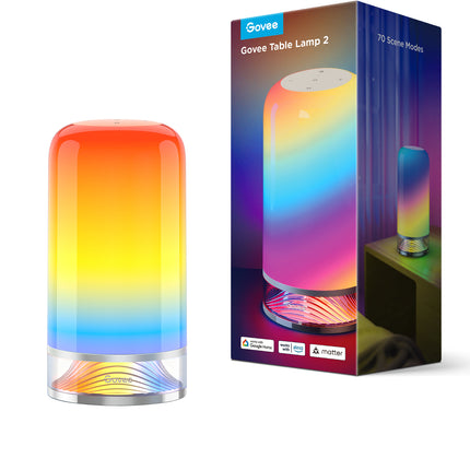 Lámpara de Escritorio Inteligente Govee H6022 | Táctil | WiFi | RGB | Control por App | Compatible con Alexa y Google Assistant