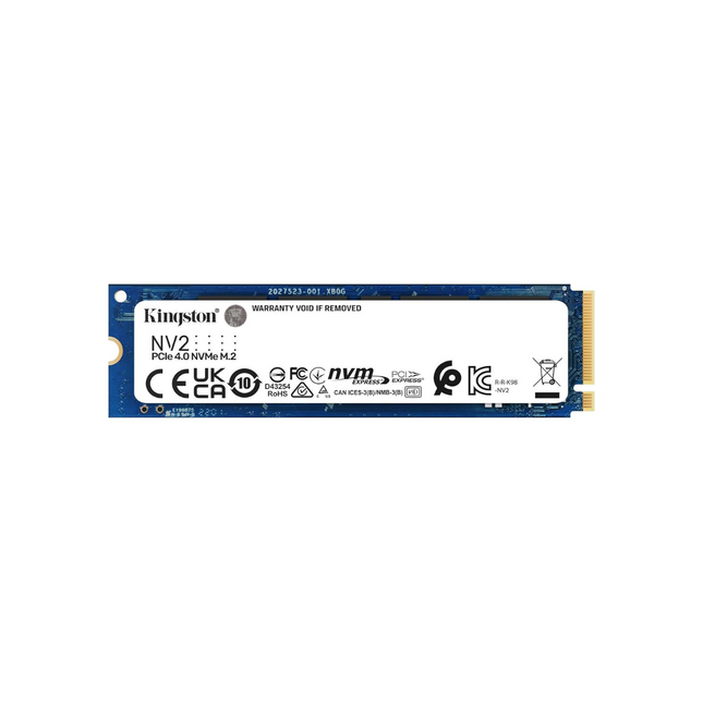 Disco Duro Interno Kingston NV2 SNV3S/2000G | 2TB | SSD | PCIe 4.0 NVMe | M.2 2280