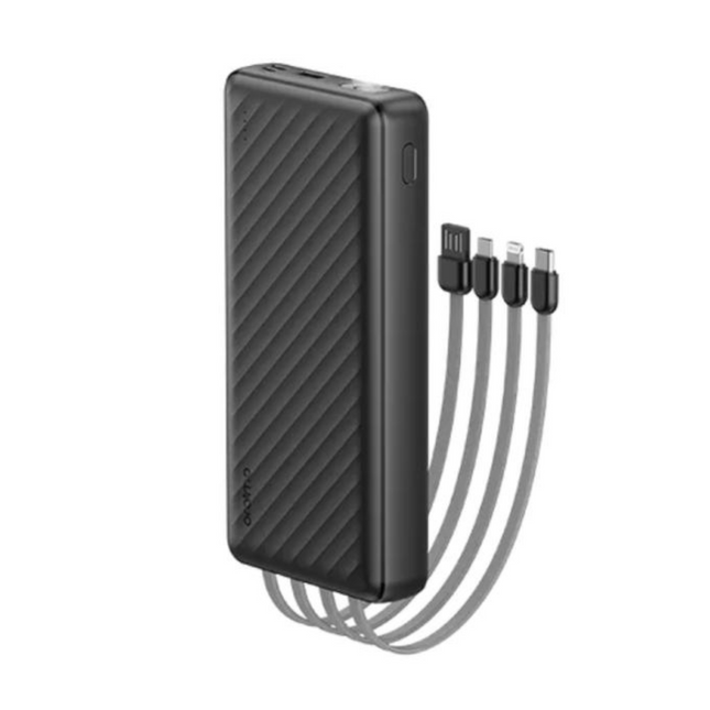 Power Bank Oraimo Traveler Link 20 | 20000mAh | 4 Cables Incorporados | OPB-P5201