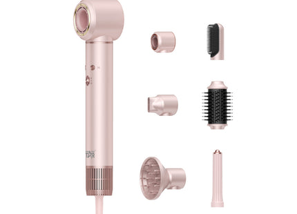 Secadora de Cabello Multifuncional Winning Star ST-2292, 6 en 1, 1300W