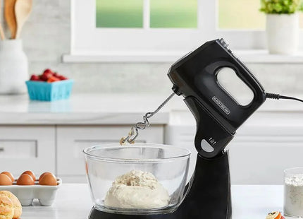 Batidora Black+Decker MX9125-2BDLA | 2 en 1 Vertical y Manual | 250W | 5 Velocidades | Tazón Giratorio | 110V/120V