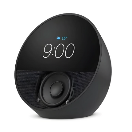 Amazon Echo Spot 2024 | Reloj Inteligente con Alexa | Alarma | Pantalla LED