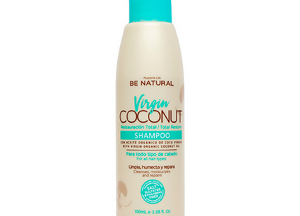 Shampoo Virgin Coconut Placent Life | 100ml | Hidratación profunda y nutrición para cabello seco o dañado