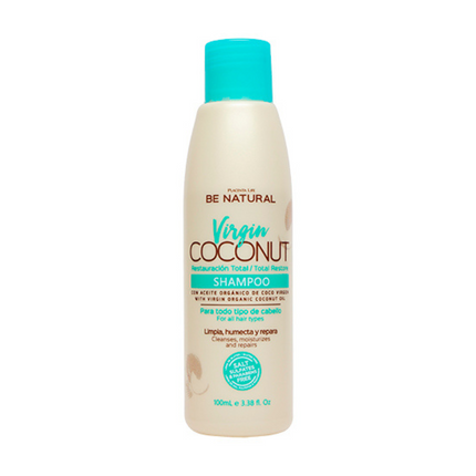 Shampoo Virgin Coconut Placent Life | 100ml | Hidratación profunda y nutrición para cabello seco o dañado