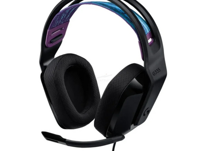 Headset Gaming Logitech G335 981-000977 | Alámbrico 3.5mm | Sonido Estéreo | Micrófono Flip-to-Mute | Negro