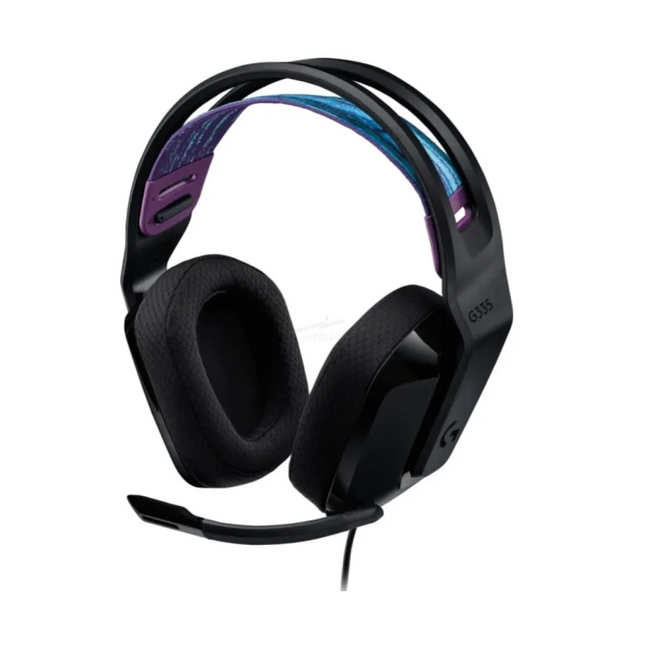 Headset Gaming Logitech G335 981-000977 | Alámbrico 3.5mm | Sonido Estéreo | Micrófono Flip-to-Mute | Negro