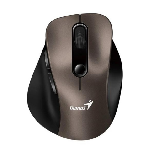 Mouse Genius RS2 Ergo 9000S | Inalámbrico con Receptor USB | 2400 DPI | Diseño Ergonómico | 6 Botones