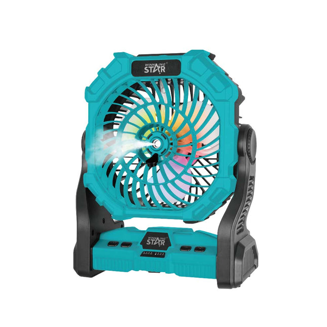 Winning Star Ventilador de Mesa Recargable 6W, ST-4069