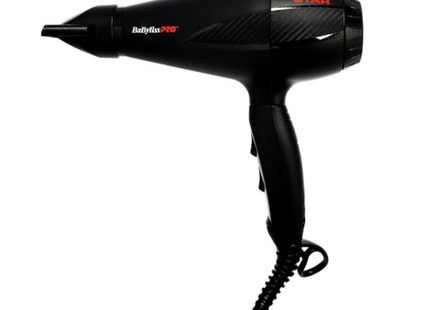 Secadora BaByliss Black Star | 2000W | Motor AC Profesional | Tecnología Iónica | Negro