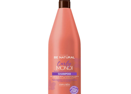 Shampoo Curly Monoi Placent Life | 1000ml | Definición e hidratación para rizos naturales y ondulados