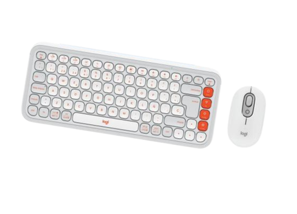 Combo Logitech POP conectividad Bluetooth multidispositivo vista superior
