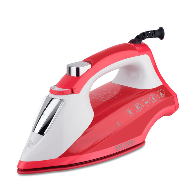 Plancha de Vapor Black+Decker Light+Easy IR1865 | 1200 W | Suela CeramicGlide | SmartSteam™ | Cable Giratorio 360°