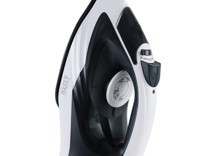 Detalle superior plancha ST-2024 con controles de temperatura