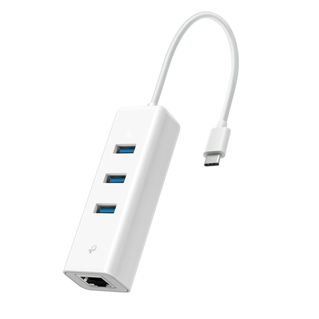 Hub USB-C TP-Link UE330C vista lateral mostrando conectividad