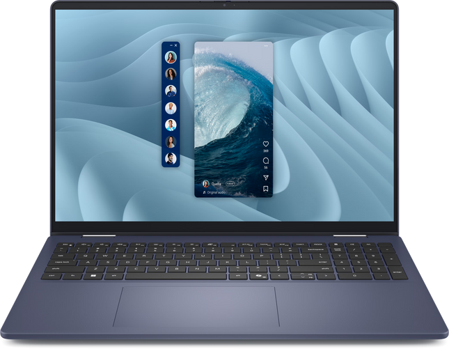 Dell 16 Plus 2 en 1 DB06250 16"; 2K Táctil Intel Core Ultra 7 256V 16GB LPDDR5X 1TB SSD Windows 11 Home