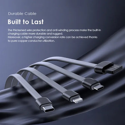 Power Bank Oraimo Traveler Link 20 | 20000mAh | 4 Cables Incorporados | OPB-P5201