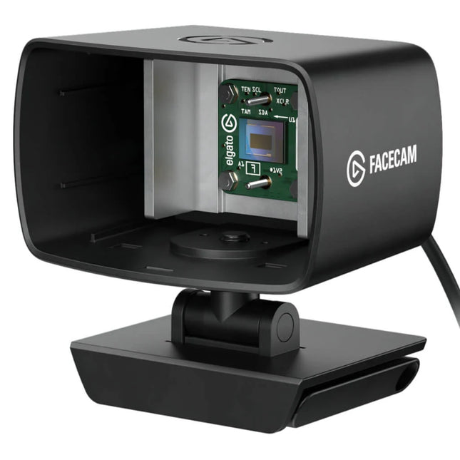 Cámara Web Elgato Facecam 1080p | 60 FPS | Lente de Alta Calidad | Enfoque Automático | Color Negro