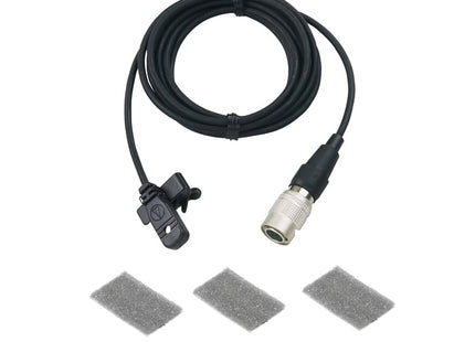 Audio-Technica MT830cW micrófono de solapa omnidireccional negro