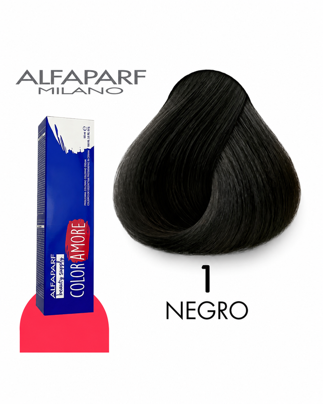 Alfaparf Color Amore 1 Tinte Permanente para Cabello 90 ml