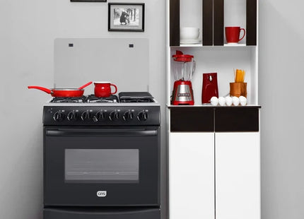 GRS 30GM3B Estufa a Gas de 30" con 6 Quemadores, Horno Total Heat y Comal Negro