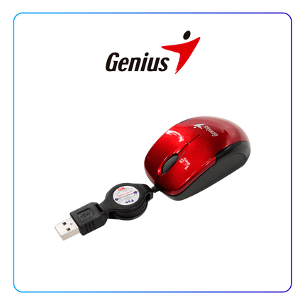Mouse Genius RS2 Micro Traveler V2 | Alámbrico | Sensor Óptico | USB