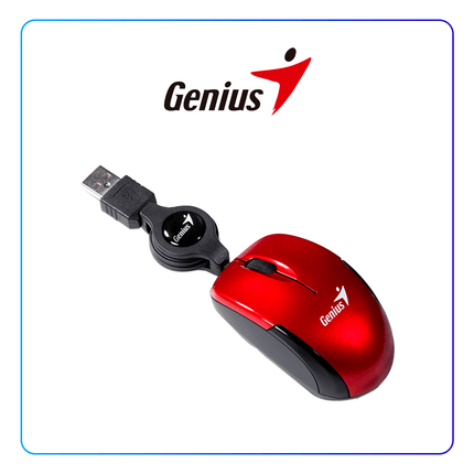 Mouse Genius RS2 Micro Traveler V2 | Alámbrico | Sensor Óptico | USB